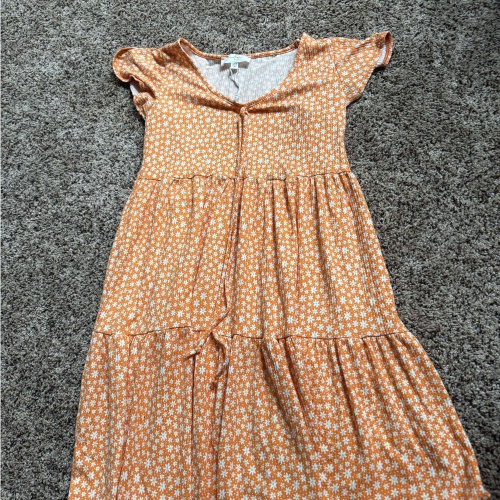 Orange Floral Women’s dress